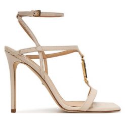 Sandały Elisabetta Franchi. Sandały Elisabetta Franchi, bez wzorów, bez obcasa, na szpilce, bez zapięcia. Za 3,369.00 zł.