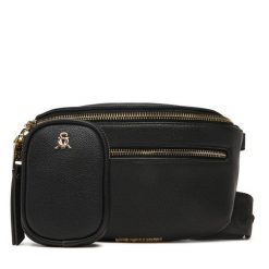 Torebka Steve Madden. Czarne listonoszki Steve Madden, bez wzorów, bez dodatków. Za 429.99 zł.