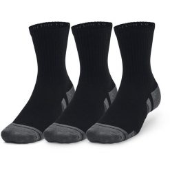 SKARPETY Under Armour Performance Cotton 3P, Dla obu płci. Czarne skarpety Under Armour, bez wzorów, z bawełny. Za 190.00 zł.