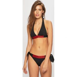 Calvin Klein Jeans - Figi kąpielowe. Czarne figi Calvin Klein Jeans, xs, bez wzorów, z elastanu. W wyprzedaży za 169.90 zł.