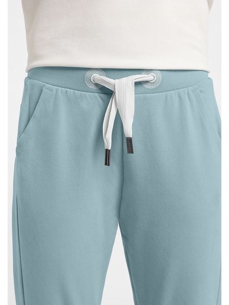 ELBSAND Spodnie dresowe "Briane" w kolorze błękitnym rozmiar: M. Niebieskie spodnie dresowe ELBSAND, m, bez wzorów, z dresówki. Za 197.63 zł.