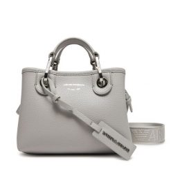 Torebka Emporio Armani. Szare torebki klasyczne Emporio Armani, bez wzorów, bez dodatków. Za 639.99 zł.