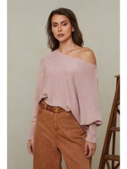 Joséfine Sweter "Hajos" w kolorze jasnoróżowym rozmiar: S. Różowe swetry Joséfine, s, bez wzorów, z kaszmiru, bez ramiączek. Za 196.24 zł.