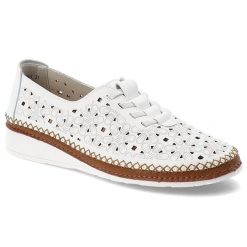 Półbuty damskie Filippo, ze skóry naturalnej ażurowa cholewka ozdobne przeszycia sznurowane lekka podeszwa casual komfortowe, białe, DP7624/26. Białe sukienki Filippo, na co dzień, uniwersalny, w ażurowe wzory, ze skóry, casualowe, bez kołnierzyka, bez ramiączek, dopasowane. Za 169.00 zł.