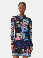 Desigual Sukienka codzienna Coral Lacroix 25WWVK10 Kolorowy Regular Fit. Sukienki Desigual, na co dzień, m, bez wzorów, z wiskozy, bez kołnierzyka, bez ramiączek, proste. Za 539.99 zł.