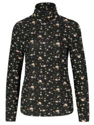 Fresh Made Koszulka w kolorze czarno-beżowym rozmiar: L. Czarne bluzki Fresh Made, l, bez wzorów, bez kołnierzyka, bez ramiączek. Za 60.99 zł.