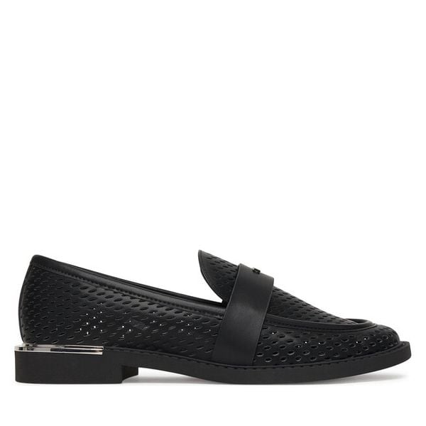 Lordsy DKNY. Czarne lordsy DKNY, bez wzorów, bez obcasa, bez zapięcia. Za 408.99 zł.