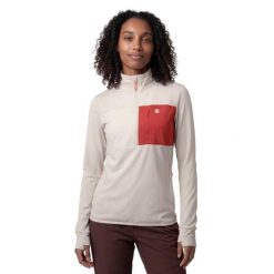 Damska turystyczna bluza polarowa Trekking Siroko Symbol-W Sand. Brązowe bluzy SIROKO, bez wzorów, z polaru, bez kaptura. Za 211.00 zł.