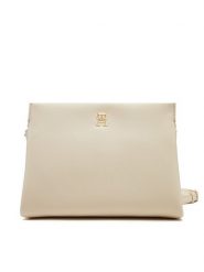 Tommy Hilfiger Torebka Th Legacy Mini Crossover AW0AW17225 Écru. Listonoszki TOMMY HILFIGER, bez wzorów, ze skóry, bez dodatków. Za 319.99 zł.