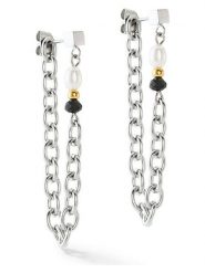 COEUR DE LION Kolczyki-wkrętki z perłami rozmiar: onesize. Szare kolczyki COEUR DE LION, z perłą, szklane. Za 173.99 zł.