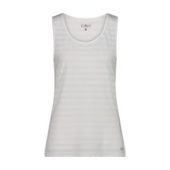 Damski tank top CMP. Białe topy CMP, xs, bez wzorów, bez kołnierzyka, bez ramiączek. Za 192.00 zł.