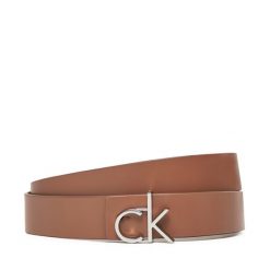 Pasek Damski Calvin Klein. Brązowe paski Calvin Klein, bez wzorów. Za 139.99 zł.