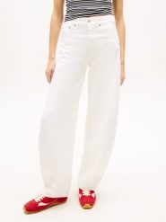 Tommy Jeans Dżinsy Kobiety Bawełna (100%) biały, 28-30. Białe jeansy Tommy Jeans, bez wzorów. Za 329.95 zł.
