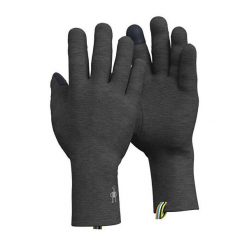 Rękawiczki Thermal Merino-Charcoal Heather l. Szare rękawiczki Smartwool, bez wzorów, sportowe. Za 168.40 zł.