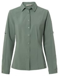 Koszula damska Farley Stretch Shirt. Zielone koszule Vaude, s, bez wzorów, z materiału, klasyczne, bez kołnierzyka, bez ramiączek. Za 422.75 zł.