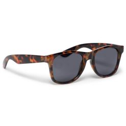 Okulary przeciwsłoneczne Vans. Brązowe okulary przeciwsłoneczne Vans, bez wzorów. Za 79.99 zł.