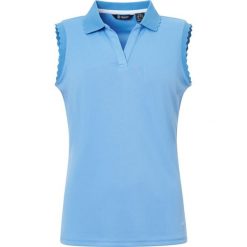 Damski tank top Abacus LDS Victoria Drycool. Niebieskie topy ABACUS, bez wzorów, bez kołnierzyka, bez ramiączek. Za 266.15 zł.