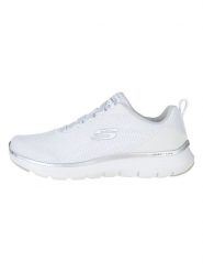 Skechers Sneakersy "Flex Appeal 5.0 Uptake" w kolorze białym rozmiar: 37. Białe trampki Skechers, bez wzorów, z materiału, bez zapięcia. Za 263.53 zł.
