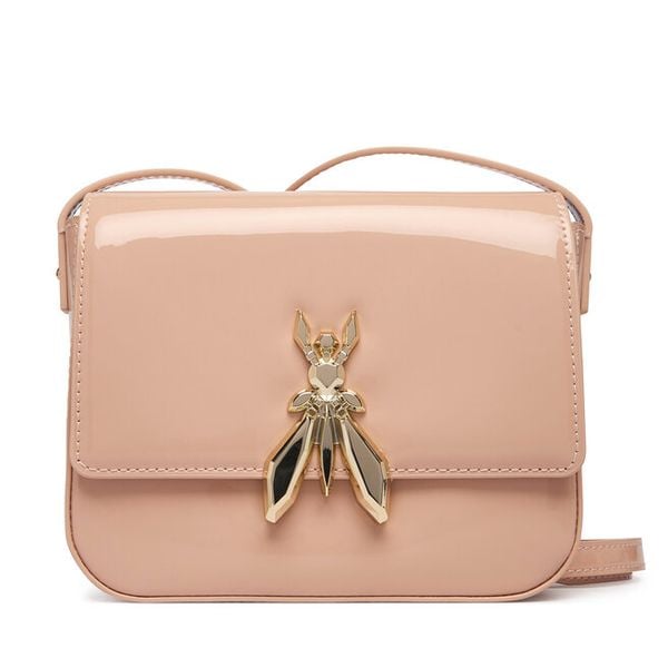 Torebka Patrizia Pepe. Brązowe listonoszki Patrizia Pepe, bez wzorów, bez dodatków. Za 1,129.00 zł.