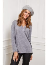 Joséfine Sweter "Drival" w kolorze szarym rozmiar: M. Szare swetry Joséfine, m, bez wzorów, bez ramiączek. Za 130.95 zł.