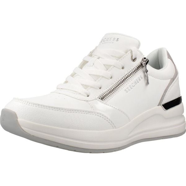 Buty SKECHERS BILLION 2 HIGH END Biały. Białe trekkingi Skechers, z syntetyku, trekkingowe. Za 300.99 zł.