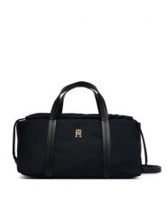Tommy Hilfiger Torebka AW0AW18993 Czarny. Czarne torebki klasyczne TOMMY HILFIGER, bez wzorów, z materiału, bez dodatków. Za 409.99 zł.
