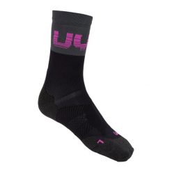 Skarpety UYN Light Lady Socks Black Grey Rose Violet. Czarne skarpety Uyn, bez wzorów. Za 69.00 zł.