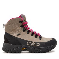 Trekkingi CMP. Brązowe obuwie sportowe CMP, bez zapięcia, trekkingowe. Za 659.99 zł.