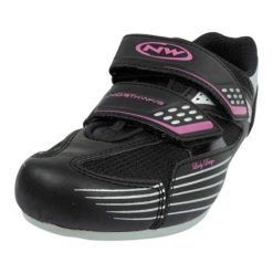 Buty Kolarskie Moon Dla Kobiet. Czarne trekkingi Northwave, z materiału, rowerowe. Za 1,611.99 zł.