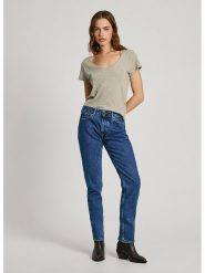 Pepe Jeans Dżinsy - Tapered fit - w kolorze niebieskim rozmiar: W27/L30. Niebieskie jeansy Pepe Jeans, l, z aplikacjami. Za 118.01 zł.