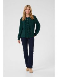 Cream Bluzka w kolorze zielonym rozmiar: 46. Zielone bluzki Cream, bez wzorów, bez kołnierzyka, bez ramiączek. Za 104.89 zł.