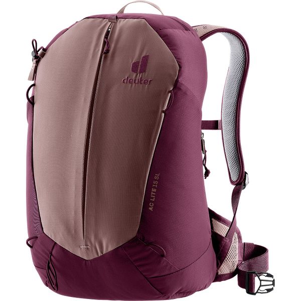 Plecak turystyczny damski Deuter AC Lite 15 SL - ashrose/cassis. Czerwone plecaki Deuter, bez wzorów. Za 403.99 zł.