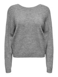 ONLY Sweter Manifesta 15329229 Szary Regular Fit. Szare swetry Only, s, bez wzorów, z syntetyku, bez ramiączek. Za 189.99 zł.