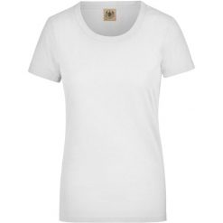 Damska Koszulka Vintage XL z Bawełny - James & Nicholson. Czerwone bluzki XJAGD, m, bez wzorów, z bawełny, eleganckie, bez kołnierzyka, bez ramiączek. Za 129.99 zł.