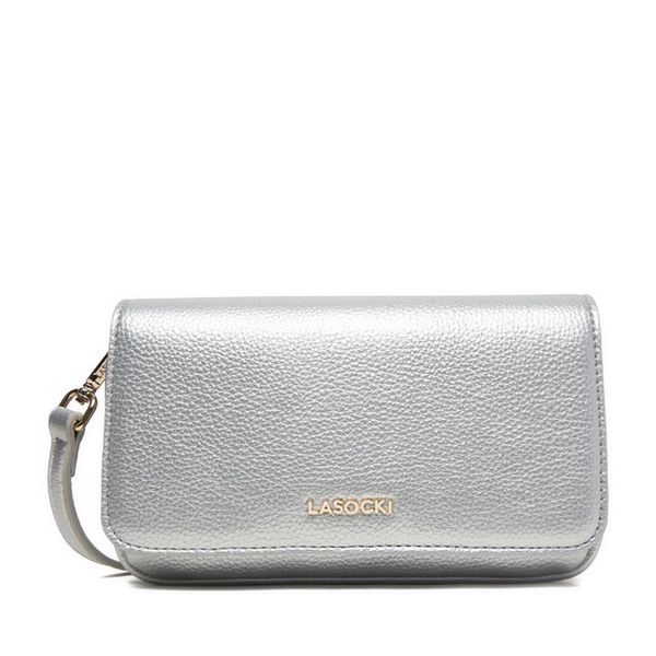 Torebka Lasocki. Szare listonoszki Lasocki, bez wzorów, bez dodatków. Za 129.99 zł.