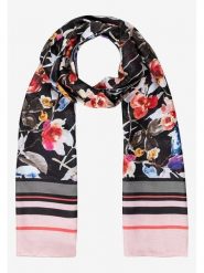 More & More Szal w kolorze jasnoróżowo-czarnym rozmiar: onesize. Czarne szaliki More & More, bez wzorów, z materiału. Za 40.45 zł.