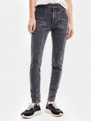 Desigual Jeansy 23WWDD91 Szary Slim Fit. Szare jeansy Desigual, bez wzorów. Za 139.99 zł.