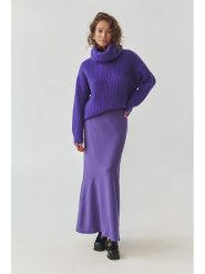 TATUUM Wełniana spódnica "Paloma 1" w kolorze fioletowym rozmiar: 36. Różowe spódnice Tatuum, bez wzorów, z wełny, maxi. Za 274.75 zł.