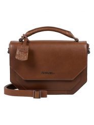 Burkely Skórzana torebka w kolorze brązowym - 26 x 19 x 7 cm rozmiar: onesize. Brązowe torby na ramię Burkely, bez wzorów, z materiału, przez ramię, bez dodatków. Za 339.45 zł.