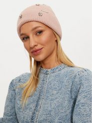 Guess Czapka AW5198 POL01 Różowy. Czerwone czapki Guess, z aplikacjami, z materiału. Za 269.99 zł.