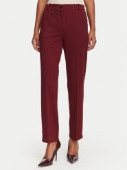 Marella Spodnie materiałowe Paese 2623786034 Bordowy Regular Fit. Czerwone spodnie materiałowe Marella, bez wzorów, z materiału. Za 719.99 zł.