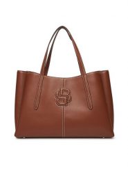 BOSS Torebka 50535938 Brązowy. Brązowe shopper Boss, bez wzorów, ze skóry, bez dodatków. Za 1,099.00 zł.