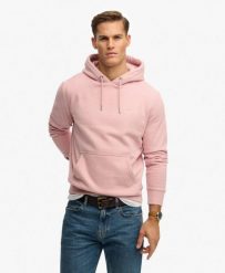 Superdry Essential Logo Hoodie bluza z kapturem luźny krój. Czerwone bluzy Superdry, xl, bez wzorów, z bawełny, z kapturem. Za 336.85 zł.
