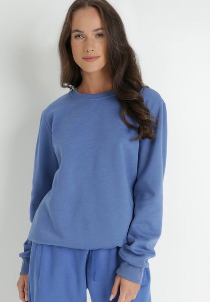 Niebieska Bluza Sotear. Niebieskie bluzy Born2be, l, bez wzorów, z polaru, bez kaptura. Za 39.99 zł.