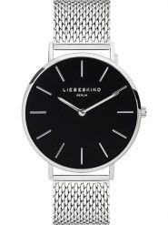Liebeskind Zegarek kwarcowy w kolorze srebrno-czarnym rozmiar: onesize. Szare, analogowe zegarki Liebeskind, ze stali. Za 364.95 zł.