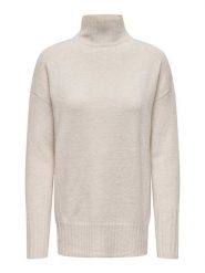 ONLY Sweter "Gabriel" w kolorze beżowym rozmiar: XS. Brązowe swetry Only, xs, bez wzorów, bez ramiączek. Za 85.95 zł.