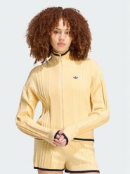 Adidas Kardigan Cable Knit Firebird Track Top KR7047 Żółty Regular Fit. Żółte kardigany Adidas, m, bez wzorów, z wiskozy. Za 568.99 zł.