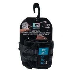 Orteza Nadgarstka WHISTER II. Czarne paski IQ, bez wzorów, sportowe. Za 43.99 zł.