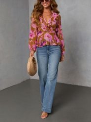 LA Angels Bluzka w kolorze jasnobrązowym rozmiar: XL. Brązowe bluzki LA Angels, xl, bez wzorów, z tkaniny, bez kołnierzyka, bez ramiączek. Za 143.90 zł.