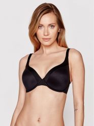 Triumph Biustonosz push-up Body Make-Up Soft Touch 10205991 Czarny. Czarne biustonosze Triumph, bez wzorów, z syntetyku. Za 109.99 zł.